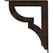 Ekena Millwork Bradford Wrought Iron Bracket, (Single center brace), Antiqued Pale Gold 1 1/2"W x 12"D x 15"H BKTM01X12X15SBRAPG - alternate 7